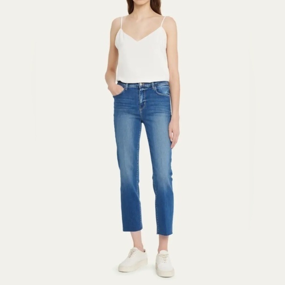 NWOT L’agence Sada Slim-Leg Cropped Jean 33 in Laredo
